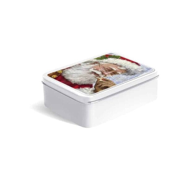 Boite cadeau métallique Père Noël 400g